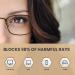 Livho Blue Light Blocking Glasses - Fashionable Lightweight Metal Wire Frames for Men and Women - UV400 Computer Gaming Eyeglasses with Case - Matte Black - Buy Online on GoSupps.com