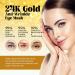 Lot de 60 rouleaux anti- ge raffermissant et anti-rides - Masque pour les yeux - 8 ml d'huile pour le visage - S rum anti- ge - Anti-cernes - Or 24 carats - Raffermissement de la peau - R duit les - Buy Online on GoSupps.com