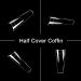 500 Pieces Coffin Shape False Nail Tips - C Curve Half Cover for Women & Girls - Perfect for Stunning Manicures - Buy Online on GoSupps.com