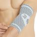 Neotech Care Elbow Support Sleeve - Bamboo Fiber 3D Weaving Knitted Fabric - Elastic & Breathable - For Golf Tennis Sports - Right or Left Arm - Grey Colour (Size S 1 Unit) S 1