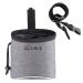 nuoshen Pet Treat Bag Dog Treat Bags Puppy Dog Training Pouch with Adjustable Waistband for Pet Puppy Travel or Outdoor Use (Light-gray) A-Light-gray
