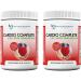 Cardio Complete - Heart Health Support Powder Supplement - 3-in-1 Nitric Oxide Booster with 5,000 L-Arginine, 1,000mg L-Citrulline, and Hawthorn Berry, 2 Pack 1.05 Pound (Pack of 2)