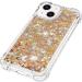 Buy Tivenfezk Nadoli Glitter Drive Sand Shell for iPhone 15 Plus - Transparent TPU Shockproof Case with Liquid Quicksand | Gold Protective Cover - Buy Online on GoSupps.com
