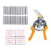 Qtynudy Type M Nail Ring Pliers Type M Nail Ring Pliers Type M Nail Ring Pliers Thickened for Manual Tying (M Nail +3000Clips)