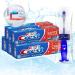 Fluoride Kids Cavity Protection Toothpaste 4.6 Ounce Sparkle Fun Flavor Bulk Toothpaste Plus Doomi Smiley Suction Toothbrush.