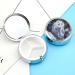 Shop Round Pill Box - Arctic Owl Print | 3 Compartment Decorative Metal Organizer | Portable Pocket Pill Box - Buy Online on GoSupps.com