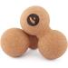 Premium Cork Peanut Massage Ball for Deep Tissue Relief | International Shipping Available - Buy Online on GoSupps.com