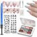 Solid Gel Nail Polish Palette - Gel Kit for Gradient and Paint Artistic Gradient Manicure with Sponges and Metal Clip for Women and Girls Adults at Home - Buy Online on GoSupps.com