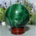 Natural Sphere Green Malachite Crystal Ball Natural Geode Hand Polished Gift Stone Home Decoration 1pc 350-370g - Buy Online on GoSupps.com