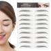 Long Lasting Waterproof Eyebrow Tattoo Sticker for Women - BLACK-05 - Buy Online on GoSupps.com