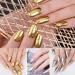 Gold Silver Chrome Nail Powder Set - 3D Holographic Glitters Metallic Effect Pigment - Neon Aurora Powder Decoration - 2 Boxes - Buy Online on GoSupps.com