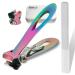 Werlla Toenail Clippers for Thick Nails  Toe Nail Clippers for Women  Long Handle Effortless 17mm Wide Jaw Opening for Men & Seniors  Extra Large Heavy Stainless Steel Nail Clippers with Storage Set