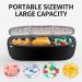Small Black Pill Case Organizer | Waterproof 3 Compartment for Vitamins & Supplements - Ideal Travel Pill Holder - Buy Online on GoSupps.com