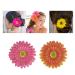 18 Pack Silk Gerbera Daisy Sunflower Hair Clips - Tropical Wedding Party Accessories - Buy Online on GoSupps.com
