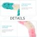 3pcs Long Shower Mesh Pouf Set | Soft Bath Sponge Balls for Luxurious Cleaning - Buy Online on GoSupps.com