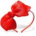 Red Bow Headband Lace Bowknot Headband Big Bow Ribbon Hair Hoop Cute Girls Kids Christmas Party