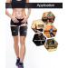 Neoprene Thigh Brace Support for Men & Women | Hamstring Compression Sleeve (Pair) | Adjustable Upper Leg Wraps | Black Thigh Trimmer - One Size - Buy Online on GoSupps.com