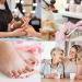 Shop WLLHYF 3-Piece Glass Cuticle Pusher Set - Dual-Ended Manicure Tools for Nail Care (Blue Pink Transparent) | International Shipping Available - Buy Online on GoSupps.com