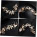 FRCOLOR 1pc Comb Bridesmaid Headwear Wedding Hairband Glitter Leaf Pearl Wedding Hairpin Hair Pin Floral Headpiece Wedding Hair Accessories Bride Hairstyles Manual Headband Alloy - Buy Online on GoSupps.com