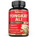Satoomi Tongkat Ali Root Extract 200 for Men with 9 Herbs Ashwagandha Tribulus Terrestris & More - Strength Mind and Immune Support - 90 Capsules - 3 Month Supply 90 Count (Pack of 1)