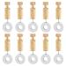 Ticarus 10Pcs DIY Tools Handmade Leather Goods Tools Suture Fixing Needle Leather Goods Fixed Needle Sparse