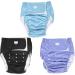 Buy Soft Adjustable Reusable Adult Diapers - Washable Fast-Drying Incontinence Care (Purple) - Buy Online on GoSupps.com