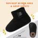 JOINFREE Baby Slippers | Non-Slip Rubber Sole | Cozy Home Booties for Toddlers | Black | 3/3.5 UK Child - Buy Online on GoSupps.com