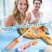 Buy Nuen Portable Soft Toothbrush Set - 2 Foldable Travel Toothbrushes with Toothpaste for Adults | Ideal Camping & Travel Companion - Orange Shell Case - Buy Online on GoSupps.com