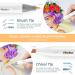 Ohuhu Alcohol Markers Brush Tip Set - 48 Colors Honolulu with Blender and Case - Buy Online on GoSupps.com