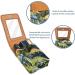 Leather Lipstick Case Organizer with Mirror | Mini Dinosaur Lipstick Holder Bag - Perfect for Travel | Shop Internationally - Buy Online on GoSupps.com