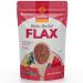 CanMar Golden Roasted Whole Flax Seed 1lb (16oz) Non-GMO Flax Seeds - Gluten Free & Vegan - Flaxseed with Omega-3 Fiber - Golden Flax Seeds Linseed - Flax Seeds Whole