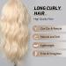 Shop Realistic Testar Blonde Wigs for Women | Platinum Water Wave Shoulder-Length Synthetic Curly Wig for Daily Use - Buy Online on GoSupps.com