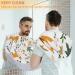 Beard Bib Apron for Men - Non-Stick Waterproof Hair Catcher Cape with Cute Foxes Pattern - Perfect for Easy Grooming & Trimming - Buy Online on GoSupps.com