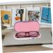 Solustrie Pink Double-Layer Glasses Case for Women | Stylish Leather Sunglasses & Lens Holder | Travel Tweezers Included | Durable Violet PU Design - Buy Online on GoSupps.com