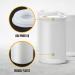 Houseables 60 Pack Film Canisters with Caps - 35MM Empty Camera Reel Containers for Rockets - White 8 OZ - Films Developing Processing Tube - Small Accessories Storage - Buy Online on GoSupps.com
