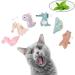 FANTESI 6 Pcs Cat Catnip Toys Interactive Cat Toys Cartoon Catnip Chew Toys Soft Plush Cat Pillow Entertaining Toys for Pet Kitten Cat Playing Chewing Grinding Claw Teeth Cleaning - Buy Online on GoSupps.com