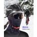 Mulor Women's Storm Hood Ski Mask - Full Face Helmet Liner Balaclava | Breathable Moisture-Wicking High Stretch - Size 03 Black/Blue - Buy Online on GoSupps.com