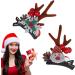 Antlers Hair Pins - Reindeer Antlers Ears Barrettes - Deer Horn Barrettes Ornament Accessories for Friends Women Family  - Buy Online on GoSupps.com