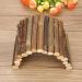 Duokon Hamster Accessories - Wooden Bridge & Curved Ladder for Hamsters Mice & Rats | Premium Small Pet Toys - Buy Online on GoSupps.com