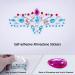 Mermaid Face Jewels 10 Sets - Festival Rhinestone Face Gems & Temporary Stickers - Buy Online on GoSupps.com
