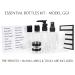 GLOBEGEAR Travel Bottles & TSA Approved Toiletry Bag Set (Model GG1) - Vacation & Airplane Travel Essentials - Buy Online on GoSupps.com