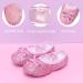 Happy Cherry Girl Ballet Shoes | Leather Sole Dance Shoes for Training | EU Size 32 Pavettes Rosa - Buy Online on GoSupps.com