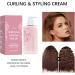 Hairhalo Curl Defining Cream Hair Halo Curl Defining Cream Air Drying Cream Curl Cream for Curly Hair Anti-Frizz Moisturizing Smoothing (1) - Buy Online on GoSupps.com