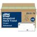 Tork Zigzag Hand Towels Green H3 Advanced Quality Single-sheet dispensing 15 250 sheets 290179 Single 250 sheets (pack of 15)