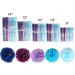 25PCS Paper Pom Poms for DIY Crafts - Blue Mix Tissue Paper Flowers for Baby Shower, Wedding, Birthday, and Christmas Home Decor - Buy Online on GoSupps.com