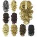 Amyseller 12-Inch Short Curly Hair Extension - Synthetic Clip-In Ponytail Braid for Women (1B) - International Shipping Available - Buy Online on GoSupps.com