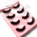8 Pairs Wispy Mink Lashes - Fluffy 5D Volume Fake Eyelashes for Natural Looks | BTLLSSH 3D621 - Buy Online on GoSupps.com