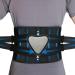 Back bandage back support belt lumbar spine breathable lumbar belt belt back belt with support struts and adjustable tensile straps for men and women for posture correction (115-140cm) black-XL