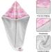 Pink Mermaid Scales Dry Hair Cap & Towel Set - Quick Drying Super Absorbent Soft Comfort - Buy Online on GoSupps.com