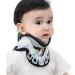Kids Neck Brace with Occipital Support Breathable Open Design Five-Point Partial Pressure Structure and Adjustable Elasticity Children's Cervical Collar(Size:Small)